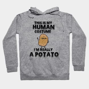 This is my human costume i'm really a potato Hoodie